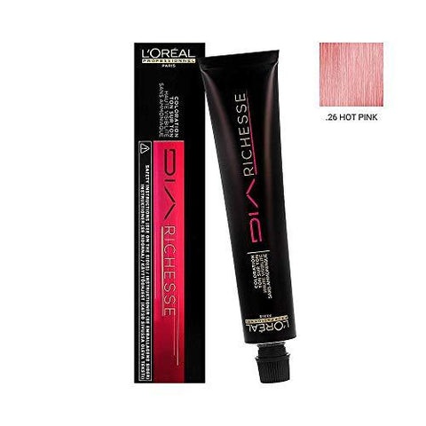 L'Oréal Professionnel Dia Richesse Semi-Permanent Hair Colour, No. 26 Pink Sobert Milkshake, 50 ml, 3474636602148 - Stabeto