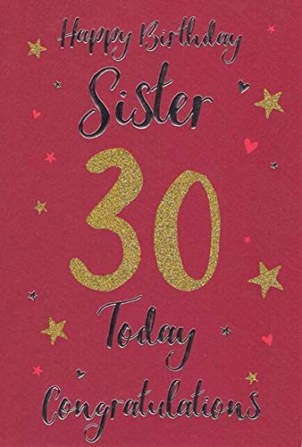 Sister 30th Birthday, Birthday Card