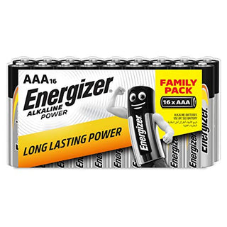 Energizer Alkaline Power AAA Batteries - Pack of 16