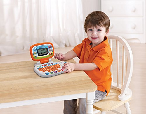 VTECH ~ TOTE & GO LAPTOP ~ EDUCATIONAL ELECTRONIC KIDS COMPUTER TOY  ORANGE - NEW