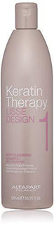 An efficacious therapeutic keratin shampoo Helps deeply cleanse hair while banishing tangles Opens hair cuticles to prepare hair for smoothing treatment Contains Kera-Collagen. Alfaparf keratin theraphy lisse design cleansing shampoo nourishing, protecting and detangling your hair .