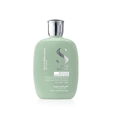 Alfaparf Semi De Lino Scalp Rebalance Balancing Low Shampoo 250ml - StabetoFor scalp with excessive sebum: gently cleanses and normalises the scalp Rebalances, Normalises & Prevents The scalp regains its natural balance. The Balancing shampoo has a sebum regulating action that re balances sebaceous secretion. which Leaves your hair oil-free and shiny healthy looking - stabeto