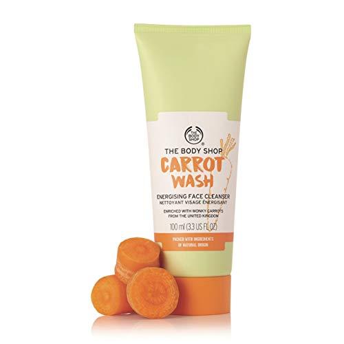 The Body Shop Carrot Wash Energizing Face Cleanser 100ml - this vegan treat leaves skin feeling cleansed, smoother, energised and purified from daily urban grime - Stabeto