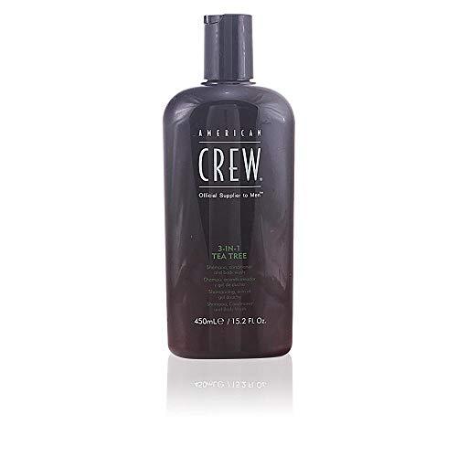 American Crew 3-in-1 Tea Tree Shampoo, Conditioner & Body Wash - 450ml - Stabeto