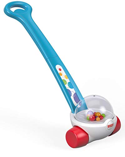 Fisher-Price Corn Popper, Toddler Push Along Toy with Ball-popping Sounds and Action, Toy for 1 Year Old
