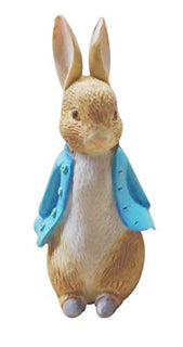 Creative Party TF306 Peter Rabbit Resin Cake Toppers-12 Pcs