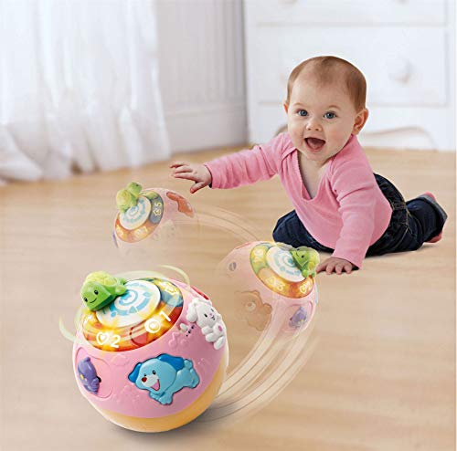 VTech Crawl & Learn Baby Activity Ball, Baby Play Centre, Educational Baby Musical Toy, Sound Toy with Lights, Numbers & Music for Babies & Toddlers From 6 Months+, Boys & Girls