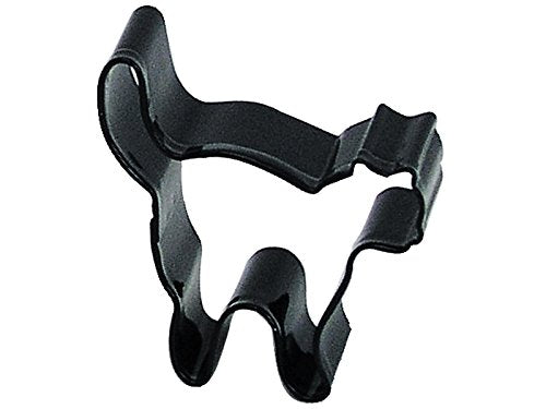 Creative Party Black Cat Cookie Cutter, Steel, 1 Pc