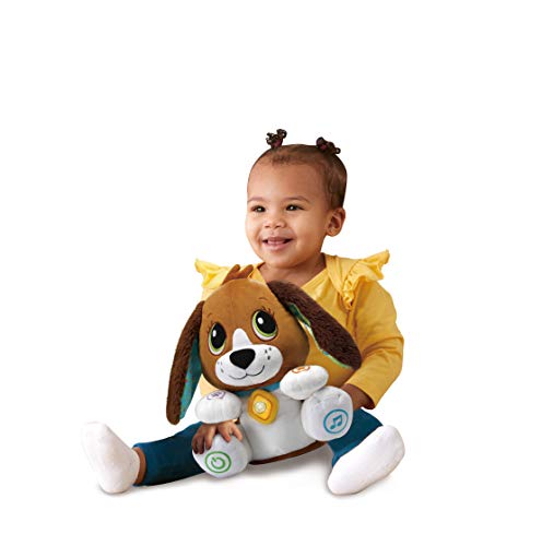 LeapFrog Speak and Learn Puppy, Cute Soft Toy for Babies & Toddlers, Baby Musical Toy with Sounds and Phrases, Sensory Toys for Babies, Educational Toys for Baby Boys and Girls aged 1, 2, 3 Years+
