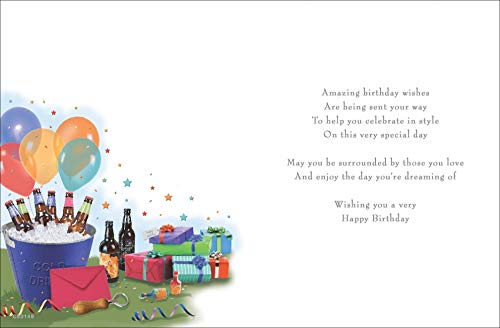 Birthday Card Male - 8 x 6 inches - Regal Publishing