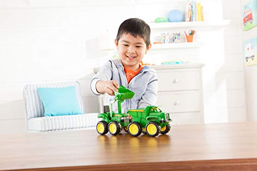 John Deere Mini Sandbox Diggers and Dumpers Toys Truck Set, Building Toys Including 2 Tractors, Construction Toys for Children, Boys and Girls 3, 4, 5+ Year Old