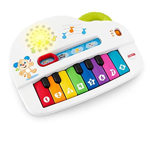 Fisher-Price GFK04 Laugh and Learn Silly Sounds Light-Up Piano, Infant Toy, Multicolour
