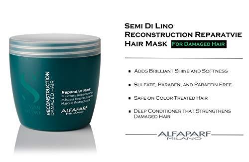 ALFAPARF SEMI DI LINO RECONSTRUCTION MASK 500ML - Stabeto