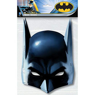 Unique Party 49921 - Batman Party Masks, Pack of 8