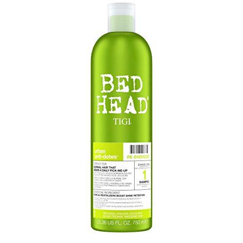 Buy Now TIGI Bed Head Urban Antidotes Re-Energise Daily Shampoo for Normal Hair, 750 ml, This daily shampoo hydrates, moisturizer and strengthens hair.