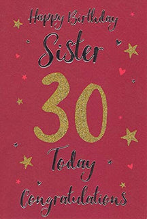 Sister 30th Birthday, Birthday Card