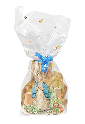 Creative Party M569 Peter Rabbit Cello Treat Bags with Twist Ties-20 Pcs
