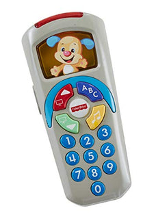 Fisher-Price 887961256321 Laugh and Learn Puppy's Remote, Electronic Educational Toddler Toy with Music, Lights, Colours and Phrases, Suitable for 6 Months Plus