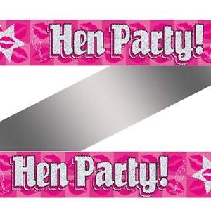Holographic Hen Party Night Do Banner Decoration - 2.7m long