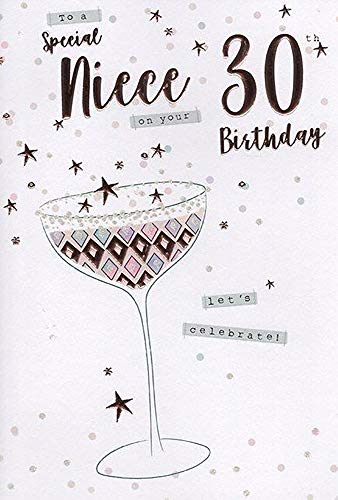 For A Special Niece On Your 30th Birthday Card