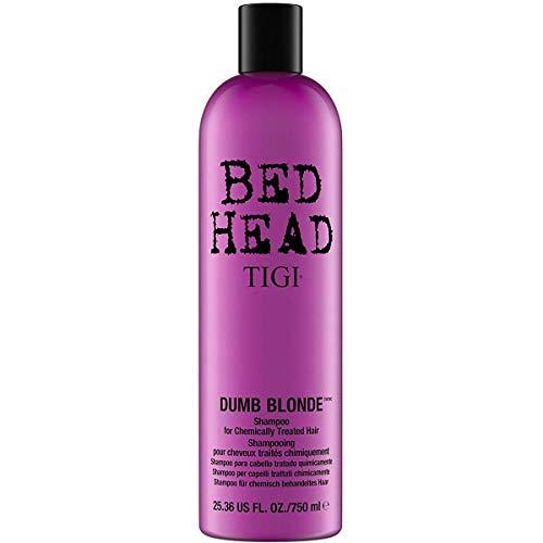 Bed Head by Tigi Dumb Blonde Shampoo for Damaged Blonde Hair, 750 ml - Stabeto