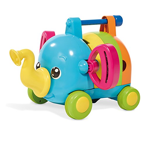 TOMY Toomies Jumbo's Jamboree Elephant Shape Sorter, Baby Musical Toy with Colours & Sounds, Baby Interactive Toy with 7 Musical Instruments, Suitable for Babies Boys and Girls from 1 Year +