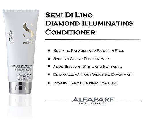 ALFAPARF SEMI DI LINO DIAMOND Normal Hair Illuminating low SULFATE-FREE CONDITIONER 200ml - Stabeto