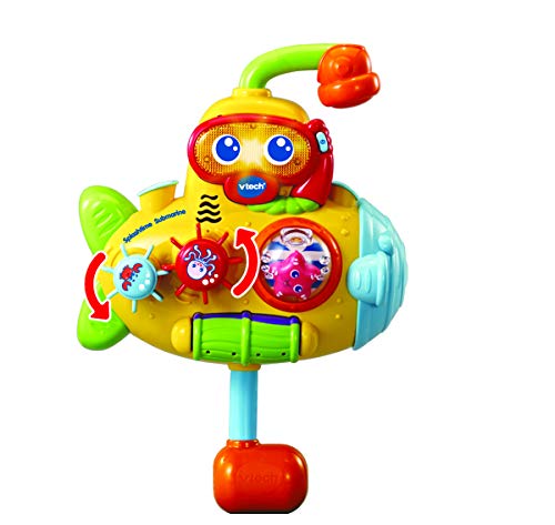 VTech Splashtime Submarine, Kids Bath Toy, Baby Interactive Toy with Musical Features, Kids Bathroom Accessories, Toys for Boys and Girls Aged 1, 2, 3, 4 & 5 Years Old