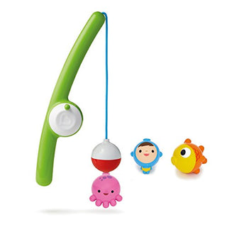 Munchkin Gone Fishin' Rod & Reel Magnetic Bath Toy Set (with 3 Distinct Underwater Bobbing Characters)