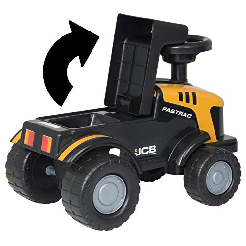 JCB- Ride On JCB Construction Tractor- HTI Toys- Official JCB Licensed Tractor Toy- Kids Truck Toy- 2 Year plus