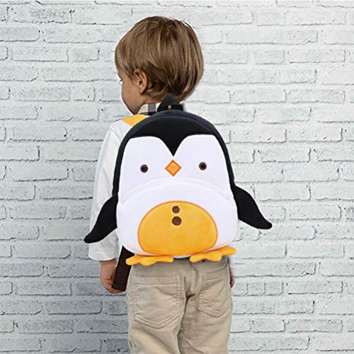 Cute Animal Cartoon Backpack School Bag ZSWQ-Backpack Plush Animal for Toddler Children Boys Girls, 1-5 Years Old,for Kids, Children, Unisex(Penguin)