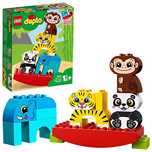 LEGO 10884 DUPLO My First Balancing Animals Building Bricks Set, Preschool Toys for 1.5 Years Old