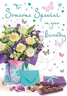 Birthday Card Someone Special - 9 x 6 inches - Regal Publishing