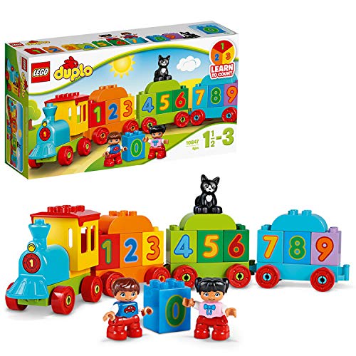LEGO 10847 DUPLO My First Number Train Toy, Award-Winning Building Set with Large Number Bricks, Preschool Education Toy for Toddlers 1.5 Years Old
