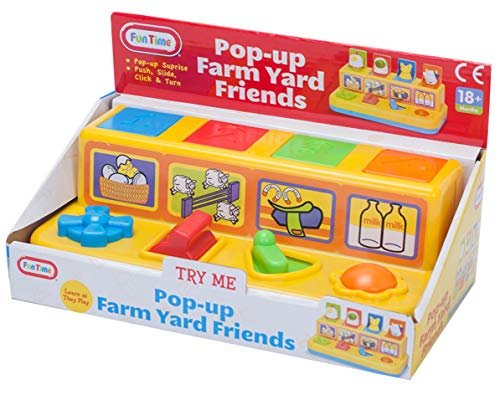 Fun Time Pop Up Farmyard Friends, yellow