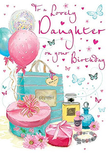 Birthday Card Daughter - 9 x 6 inches - Regal Publishing