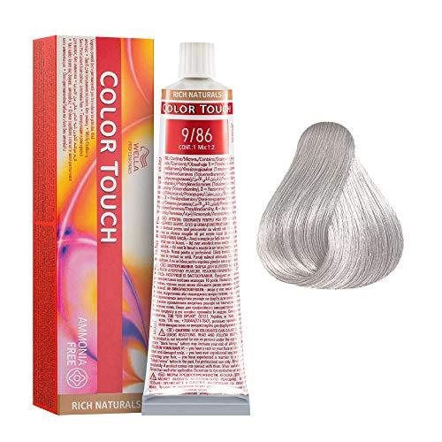 9/86 Very Light Blonde Pearl violet Wella Color Touch Rich Naturals Ammonia Free 60ml - Stabeto