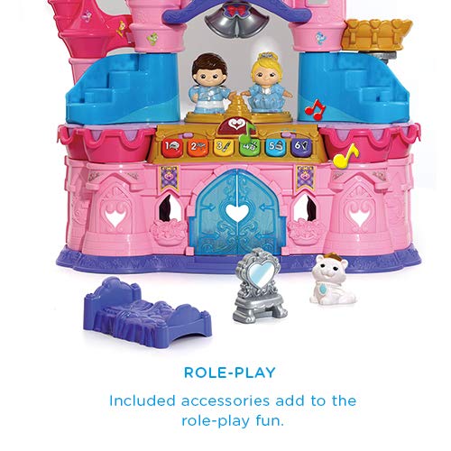 VTech Toot-Toot Friends Magic Light Castle Girls Toy, Interactive Princess Toy with Music, Sound & Lights, Educational Kids Toy Suitable for Babies 1, 2, 3, 4 & 5 Year Olds