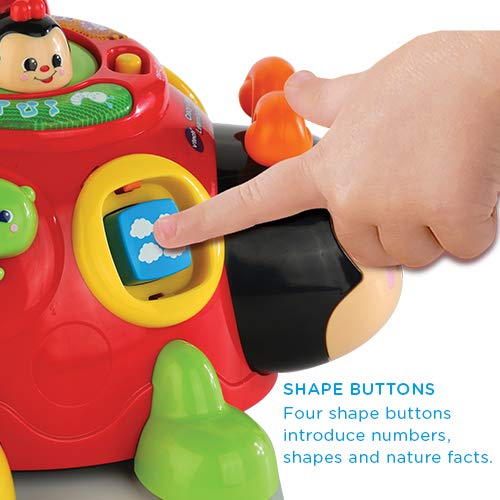 VTech Crazy Legs Learning Bug, Educational Toys with Learning Games, Shape Sorter Toy with Music, Baby Interactive Toy Suitable for Boys and Girls 12 Months & Over