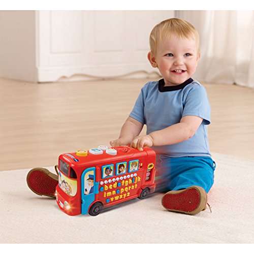 Vtech 150003 Playtime Bus Educational Playset, Learning Toy With Phonic Sounds, Letters, Vocabulary, Numbers and Counting, Suitable For 18 Months, 2 3 4 5 Year Old Boys and Girls