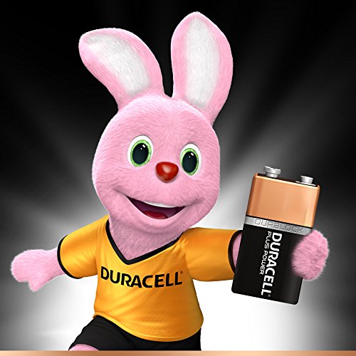 Duracell MN1604 Plus Power 9v Batteries, 2 Batteries
