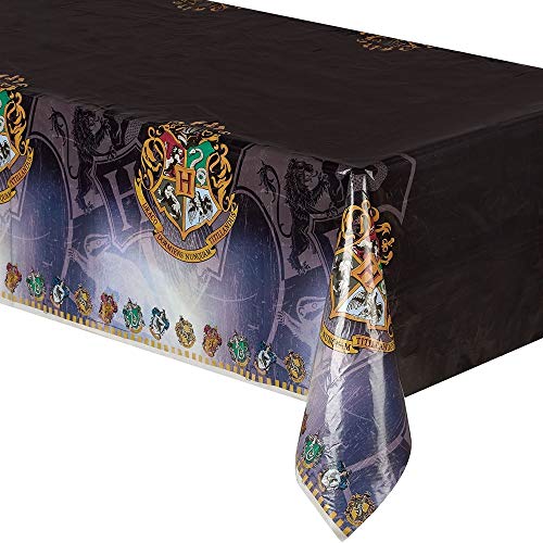 Unique Party 59103 - Harry Potter Plastic Tablecloth, 7ft x 4.5ft