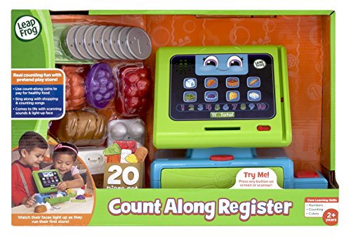 Leapfrog Count Along Till Educational Interactive Toy Shop With 20-Piece Pretend Play Set, Teaches Numbers, Counting And Colours, Toy For 2 3 4 Years Girls & Boys