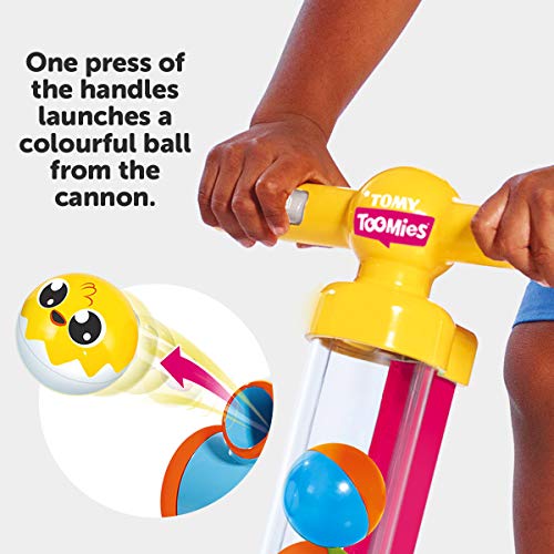 TOMY Toomies Pic & Pop Push Along Baby Toy | Toddler Ball Popper With Ball Launcher And Collector | Suitable For 18 Months, 2 & 3 Year Old Boys & Girls ,Multicoloured,E71161