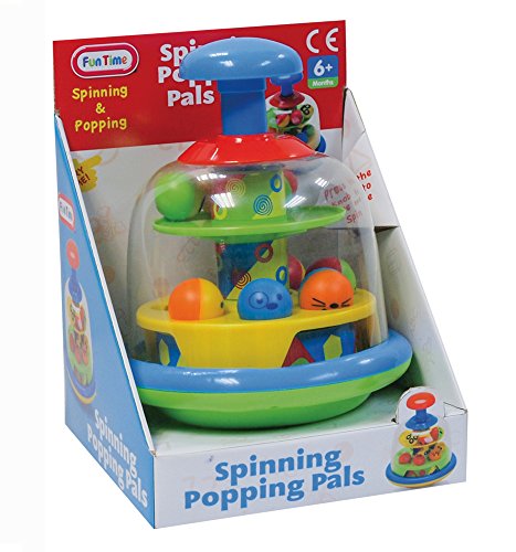 Fun Time Spinning Popping Pals (Color may vary)